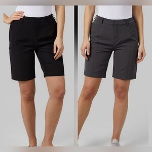 Women's  Black and Gray Short Set, Size 8